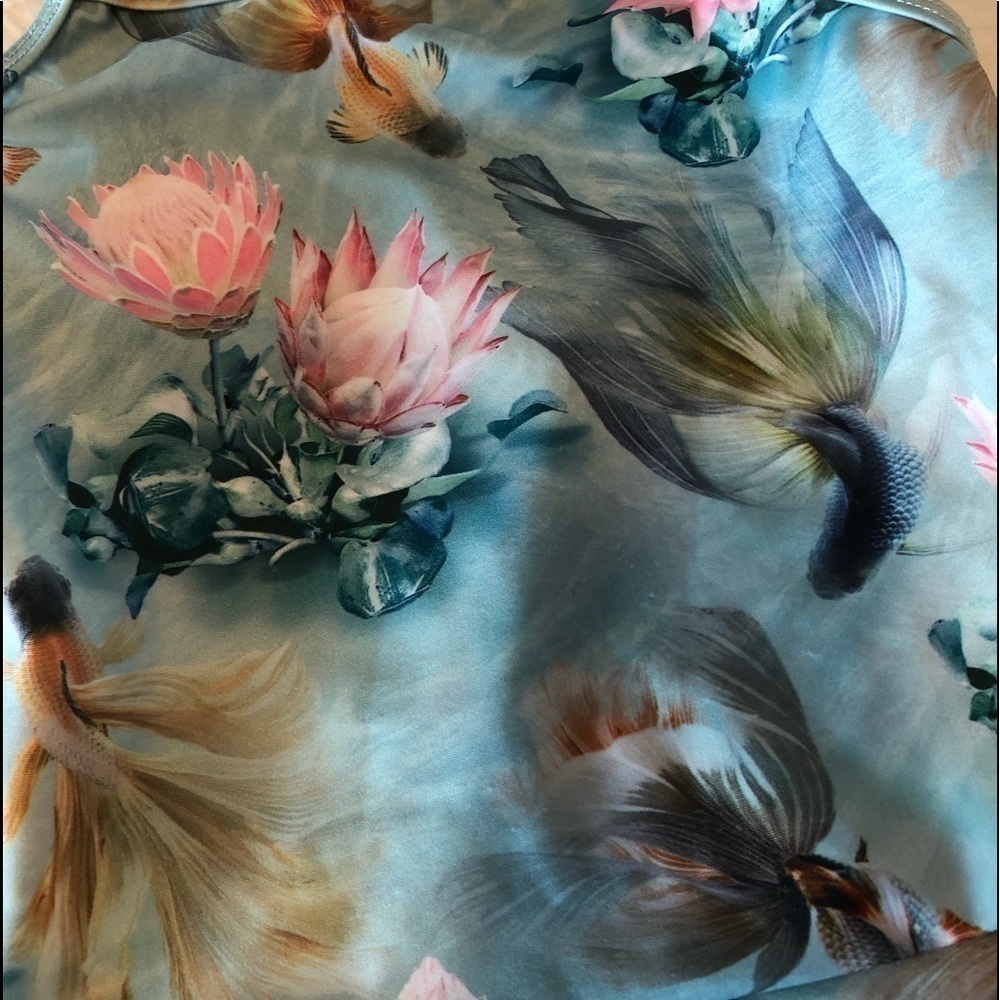 Molo Baby Fish And Floral Swimsuit - Picture 10 of 16